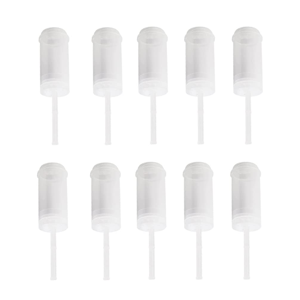 BESTonZON 50-Pack Plastic Cake Containers with Lids - Round Push Up Cake Shooter for Bakery, Kitchen & Home - Perfect for Cake Pops, Cupcakes & Dessert Display | Durable, Reusable & Food-Safe Storage Solution