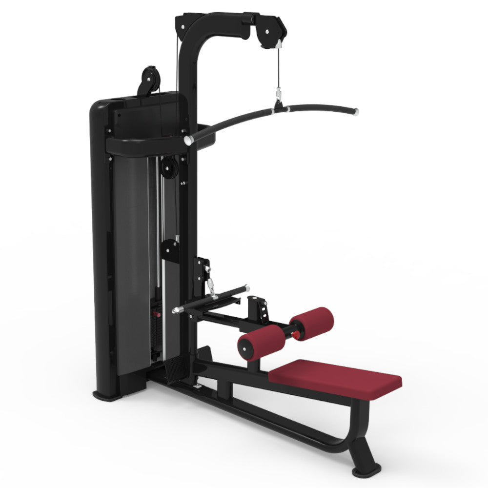 Pegasus 1S 2-in-1 Lat Pulldown and Low Row Machine for Home Gym Strength Training - Perfect for Full-Body Workouts & Back Muscle Building