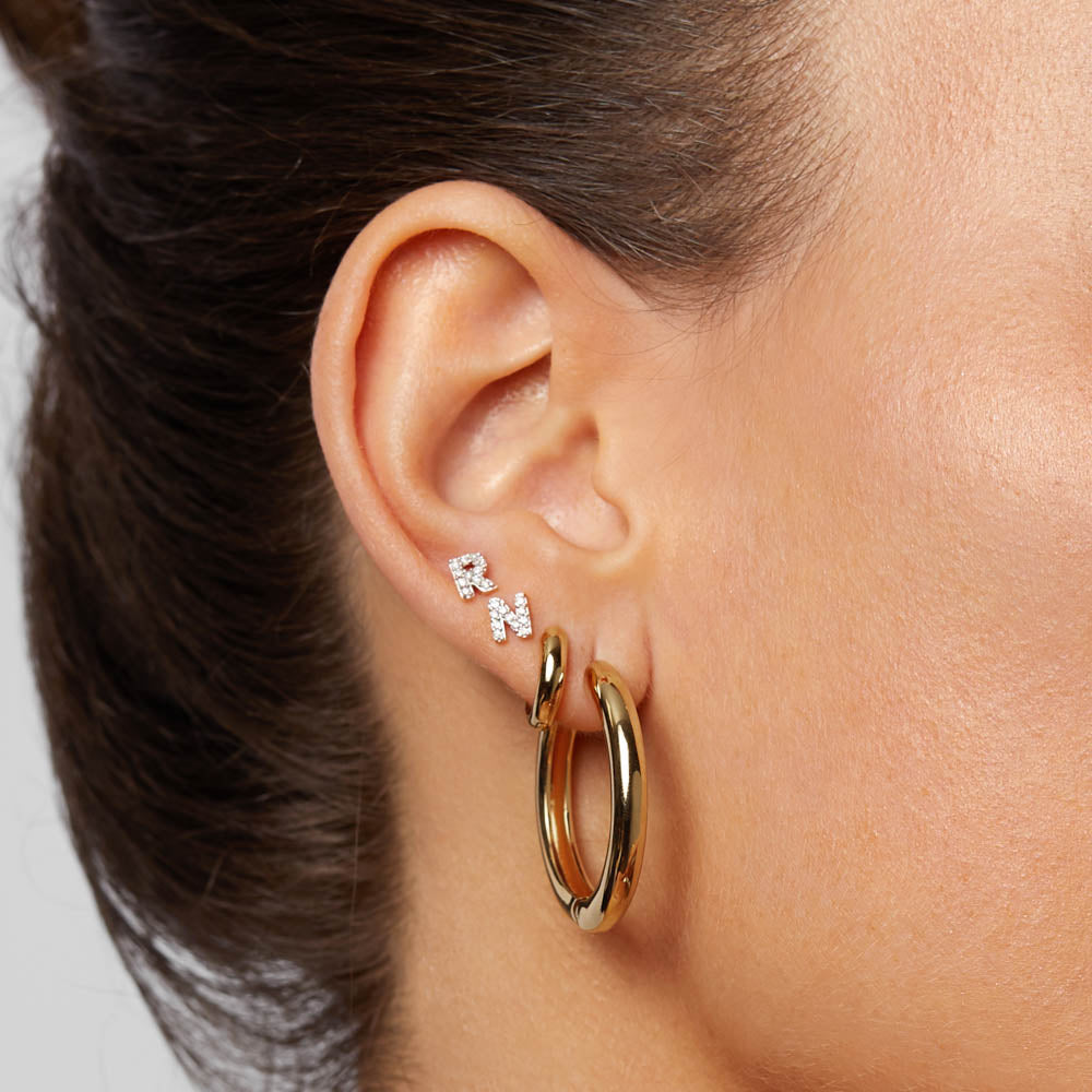 Mini Gold Hoop Earrings for Women - Dainty Curve Huggie Earrings for Everyday Wear & Special Occasions