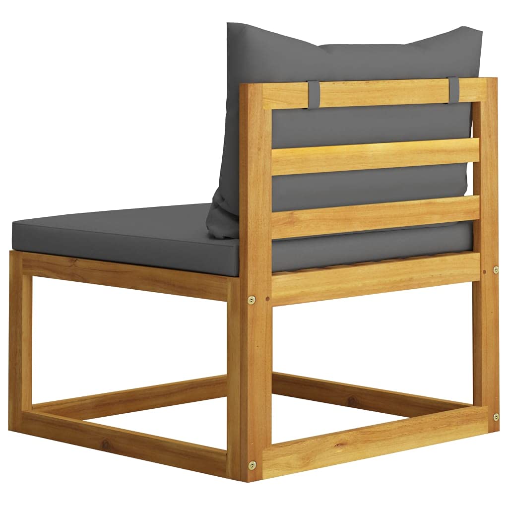 3-Piece Acacia Wood Garden Lounge Set with Cushions - Outdoor Patio Furniture for Deck, Porch, Lawn & Backyard - Perfect for Relaxing in Your Garden or Outdoor Living Space