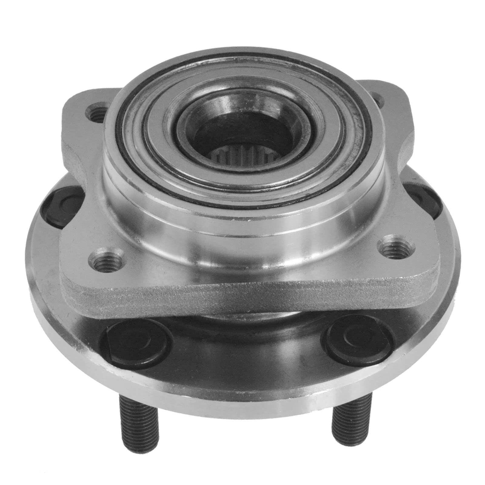 High-Performance Ceramic Brake Pads & Rotors Front Wheel Hub Kit for Dodge Caravan - Smooth Stopping Power for City Driving & Highway Commutes