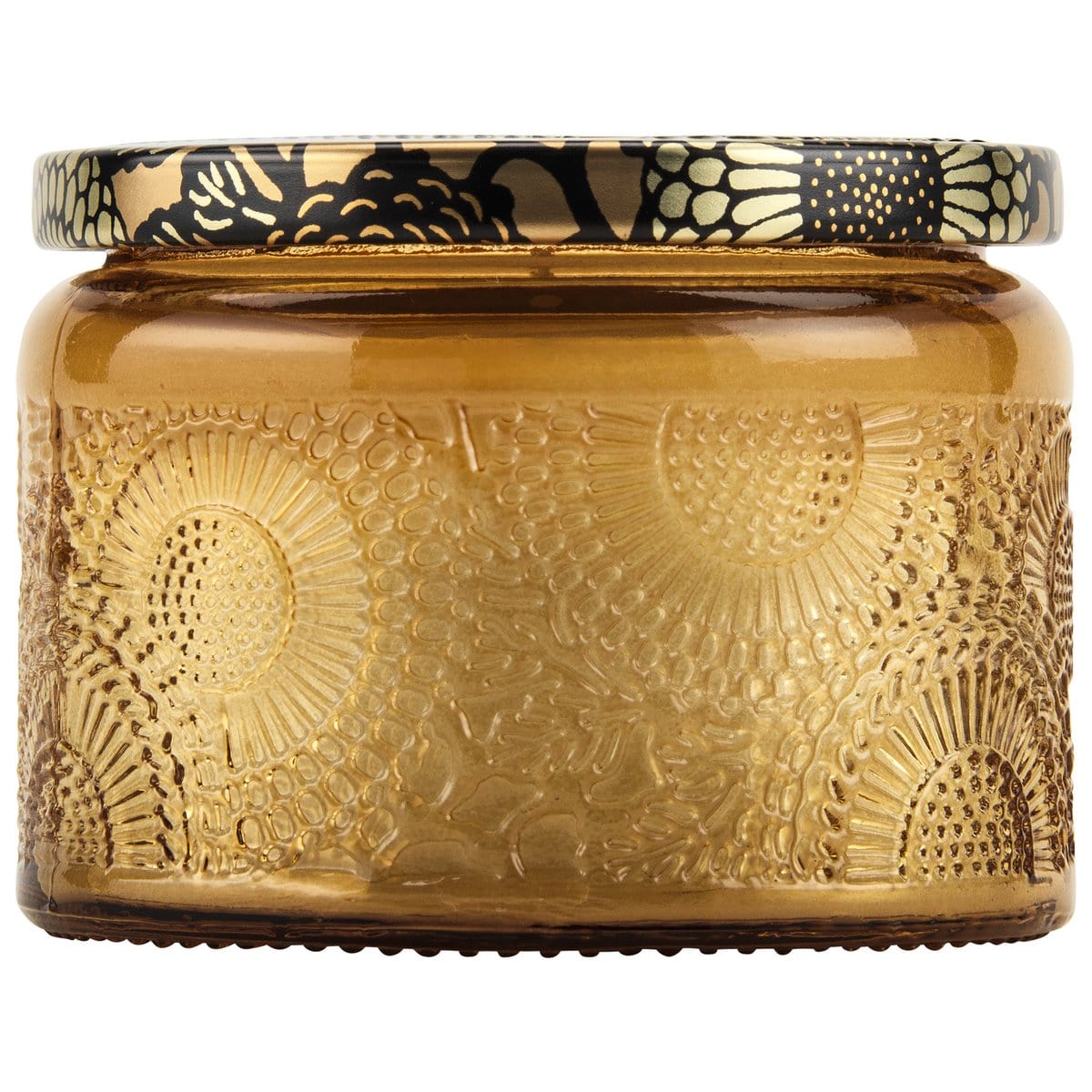 Baltic Amber Petite Jar Candle - Natural Scented Soy Wax Candle for Home, Office & Gift Giving - Relaxing Aromatherapy for Stress Relief & Cozy Ambiance