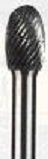 High-Speed Lathe Carbide Burs 1/4