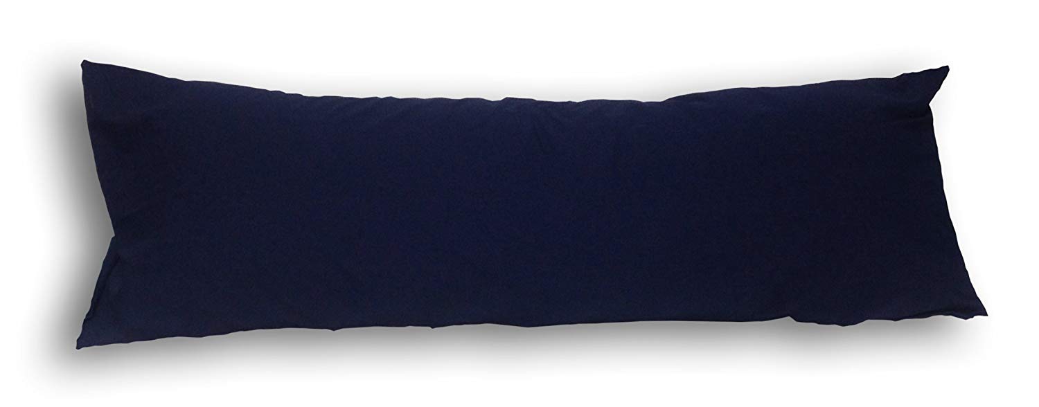 Premium Cotton & Polyester Body Pillow Cover - Soft Hypoallergenic Pillowcase for Adults & Kids - Perfect for Bedroom, Nursery, or Travel Use