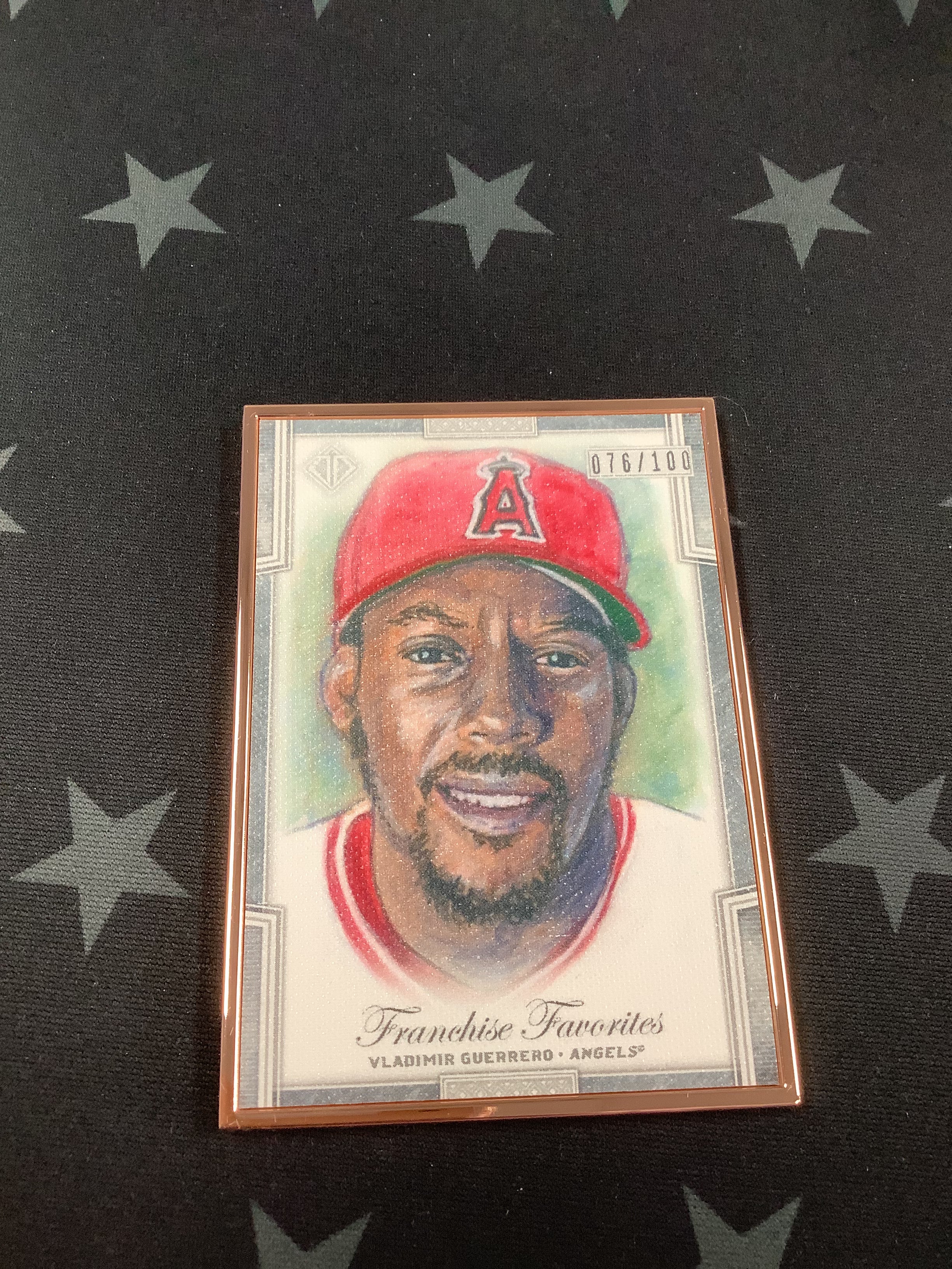 2019 Vladimir Guerrero Franchise Favorites Transcendent Collection Baseball Card #FFR VGS /100 - Rare Collectible for MLB Fans & Sports Memorabilia Enthusiasts