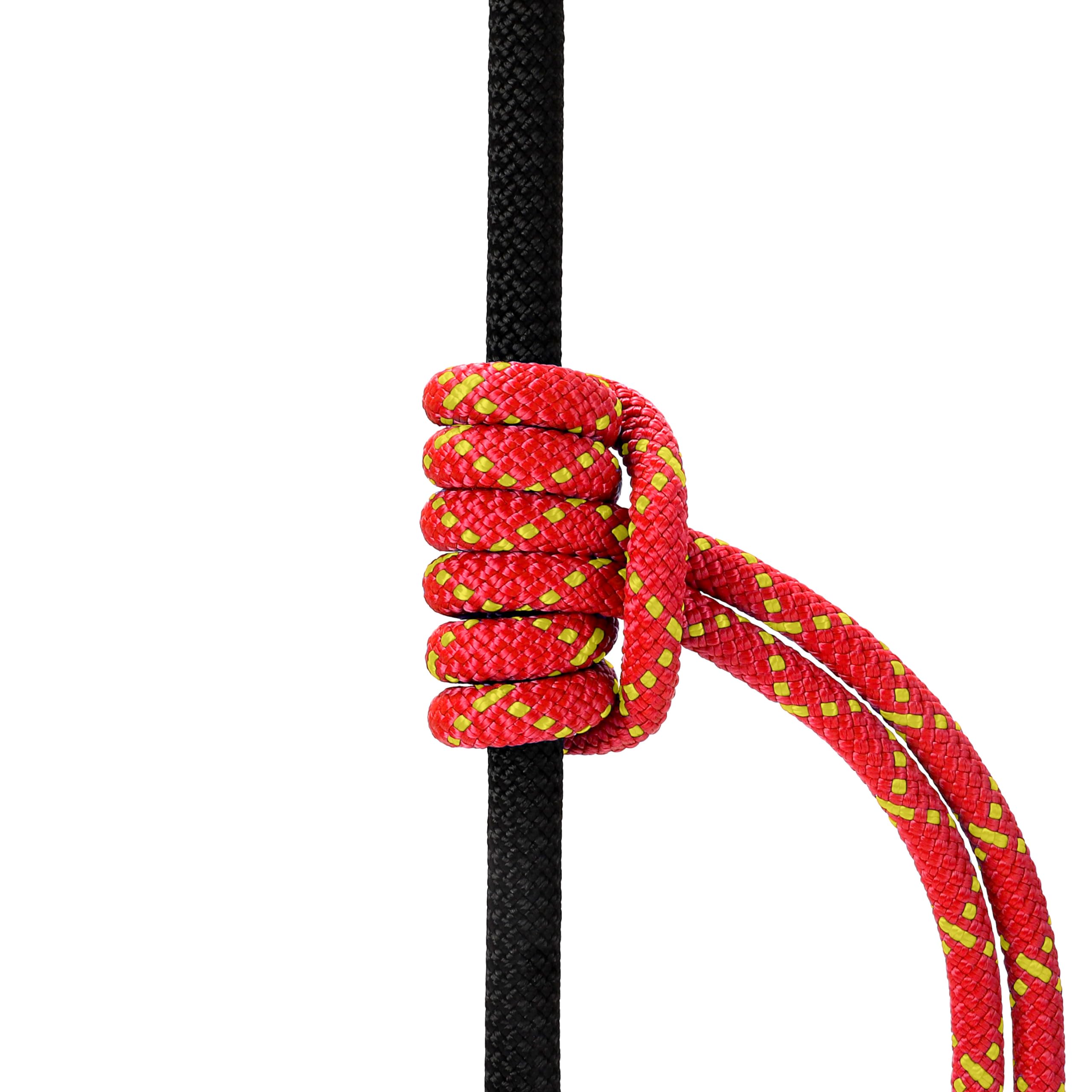 8mm (5/16in) Prusik Climbing Rope - 10M (32ft) CE/UIAA Certified Double Braid Nylon Cord - High Tensile Strength for Rock Climbing, Mountaineering, Tree Climbing & Caving - Perfect for Outdoor Adventures, Emergency Rescue & Survival Gear