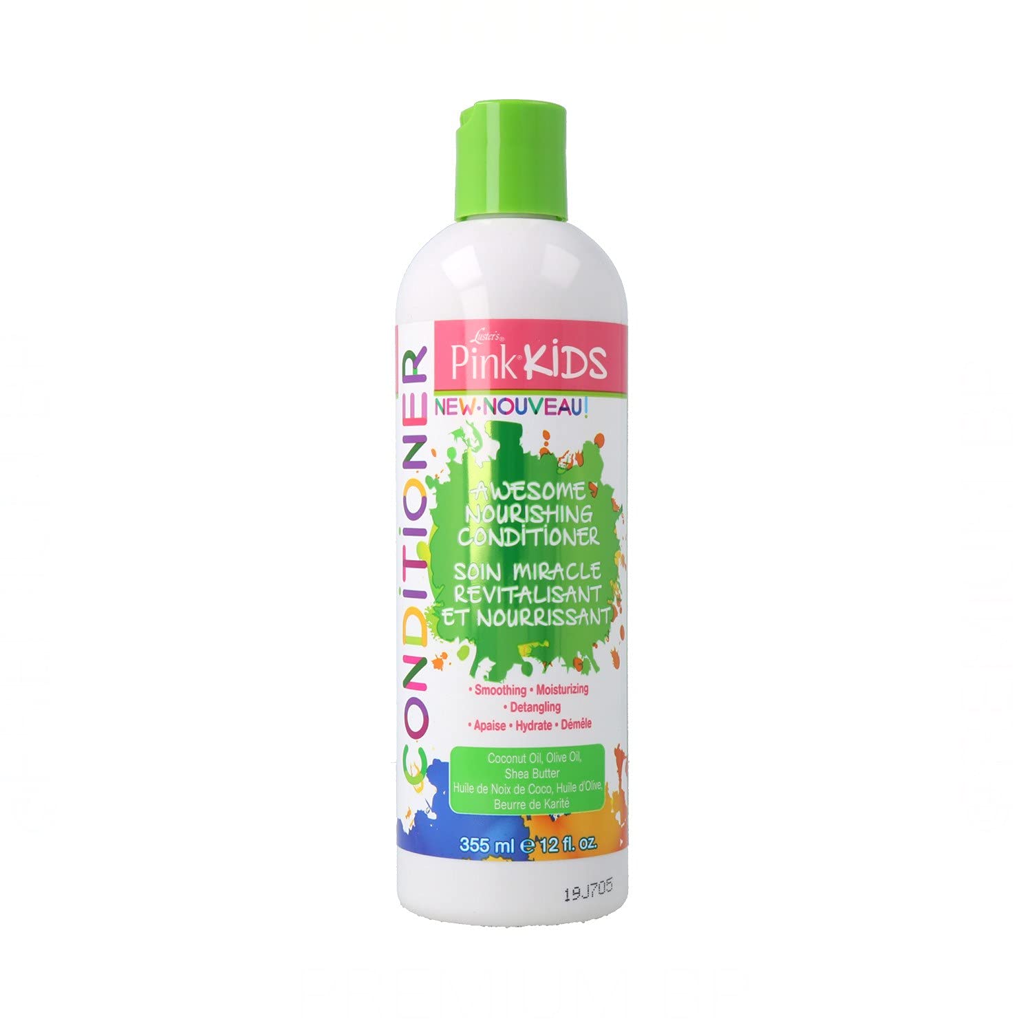 Pink Kids Nourishing Conditioner 355ml - Gentle Hydrating Hair Care for Children - Perfect for Daily Use & Sensitive Scalps