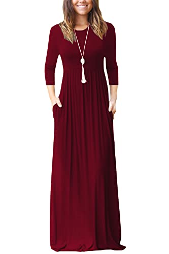 E-3/4 Wine Red