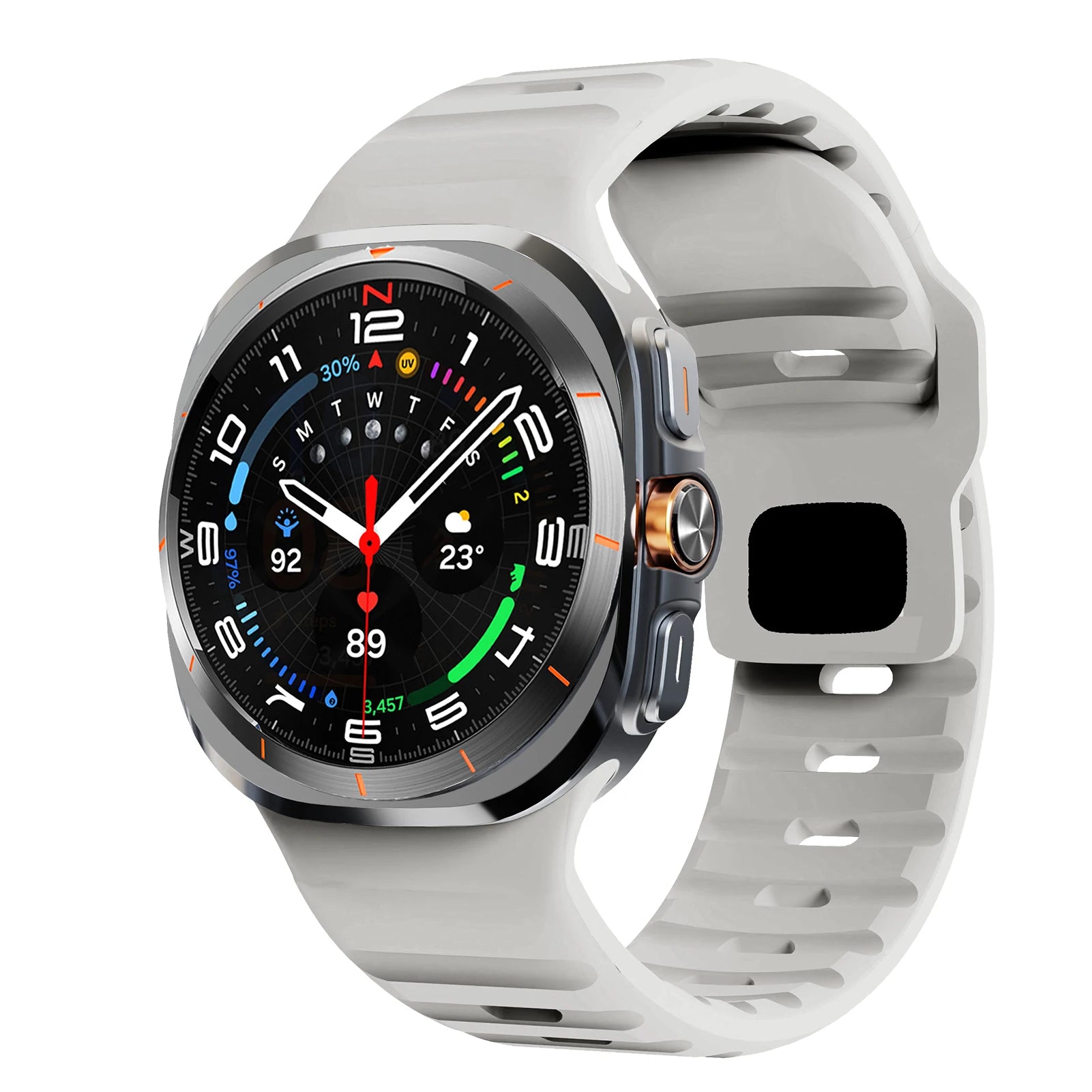 Durable Silicone Bands for Samsung Galaxy Watch Ultra - Comfortable & Stylish Replacement Straps for Workouts, Running & Outdoor Activities