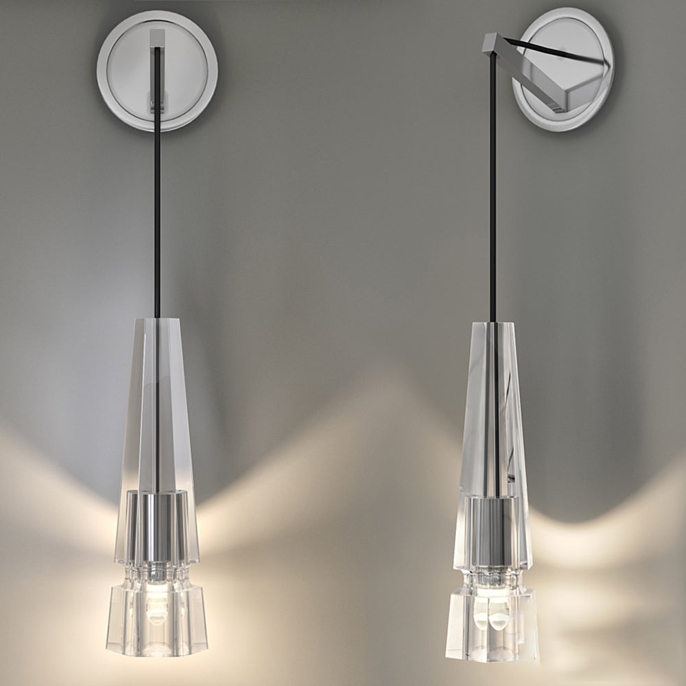 Chamonix Wall Sconce Light Fixture - Modern & Elegant Home Decor for Living Room, Bedroom, or Hallway Lighting