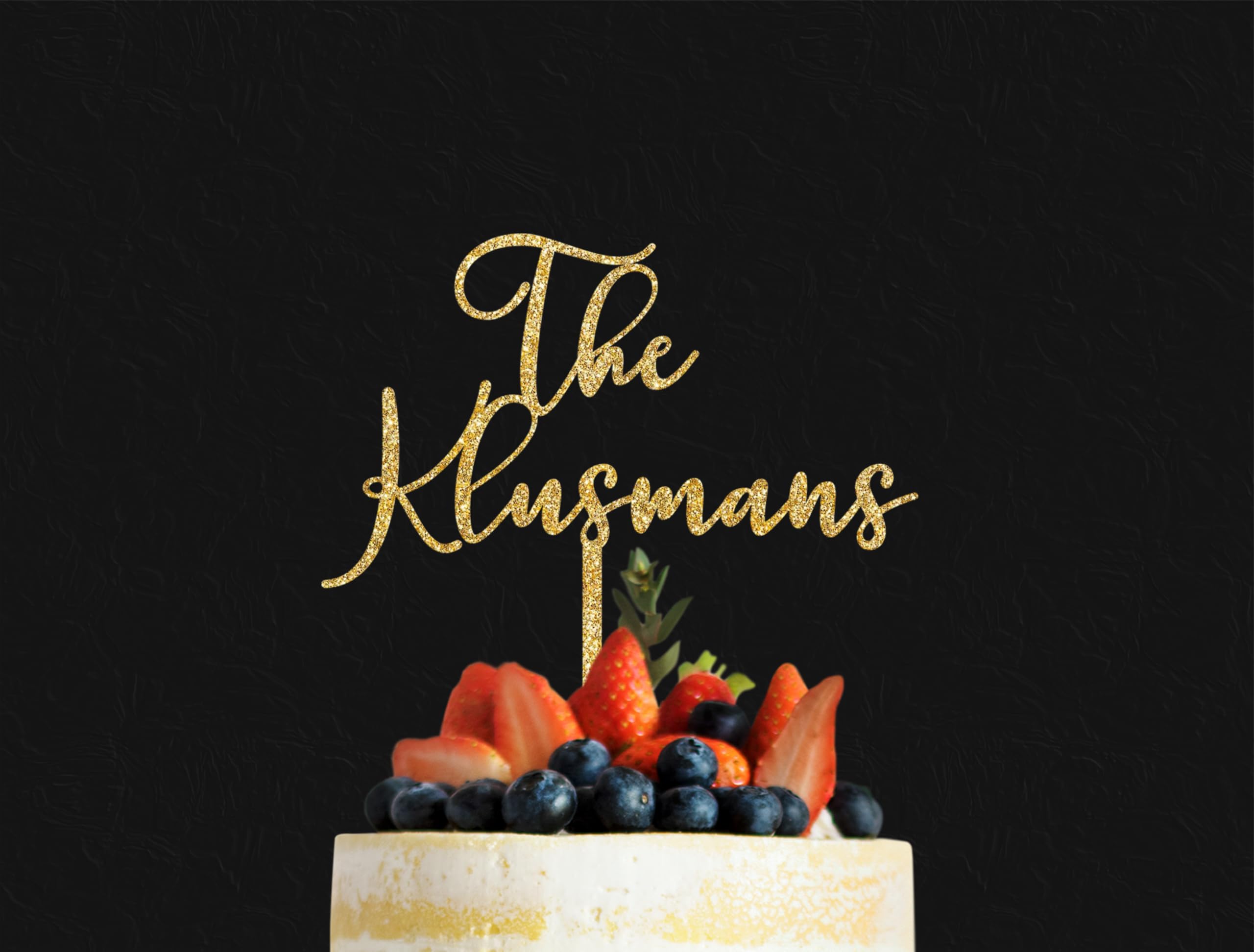 Personalized Gold Wedding Cake Topper - Custom Mr & Mrs Cake Decor with Engraved Names - Rustic Anniversary Cake Topper for Weddings, Bridal Showers & Special Celebrations