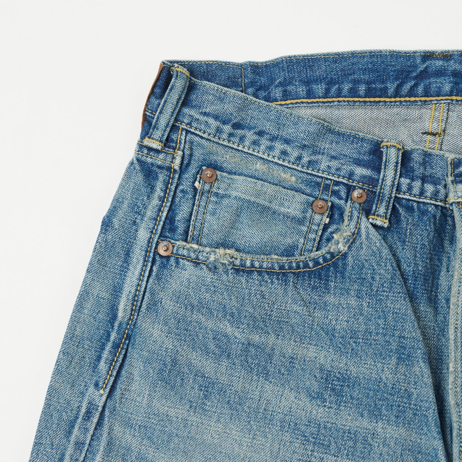Full Count 1341 1110 13.7oz Slim Tapered Jeans for Men - Premium Selvedge Denim, Dartford Wash | Perfect for Casual Wear, Work & Everyday Outfits