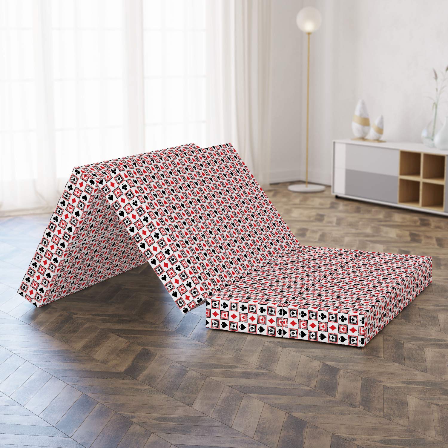 Ambesonne Casino Themed Foldable Mattress - 78.7