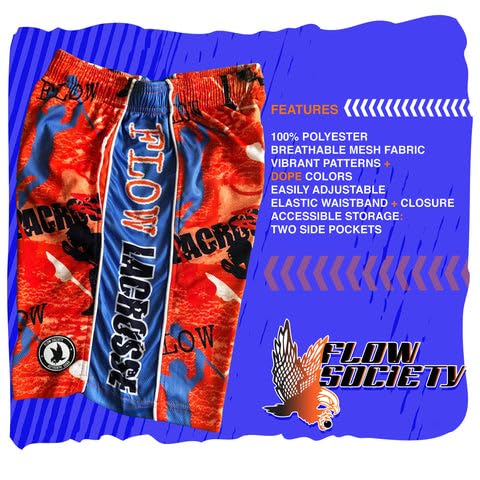Flow Society Boys' LA Athletic Shorts - Breathable Quick-Dry Sports Shorts for Running, Basketball & Gym Workouts - Perfect for Active Kids & Teenagers