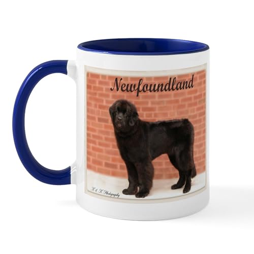 White/Navy Inside - Newfoundland Standing Mug