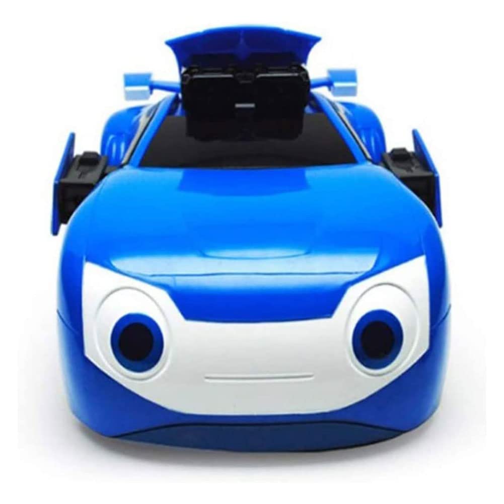 Power Battle Watch Shooting Car Toy - Korean Animation Character Collectible (Bluewil) - Perfect for Kids Playtime, Birthday Gifts & Anime Fans Collection