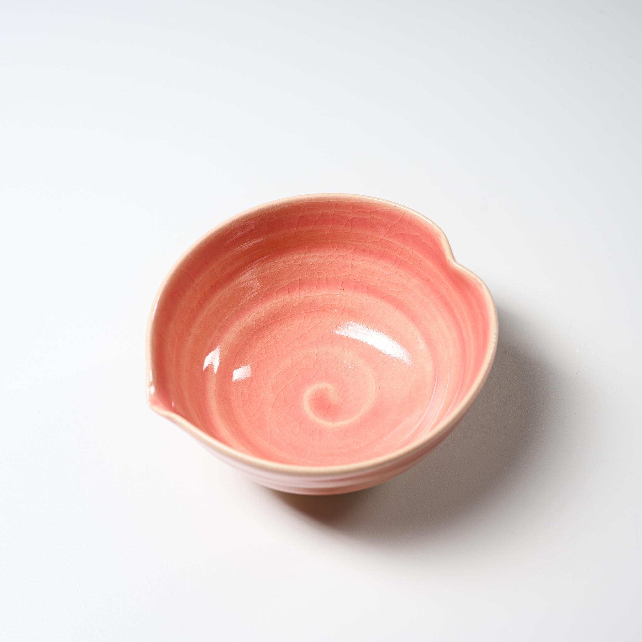 NINSHU Heart Series Spout Bowl - 3 Color Options (Cherry, Pink, White) - Perfect for Baby Feeding, Toddler Mealtime & Elderly Care