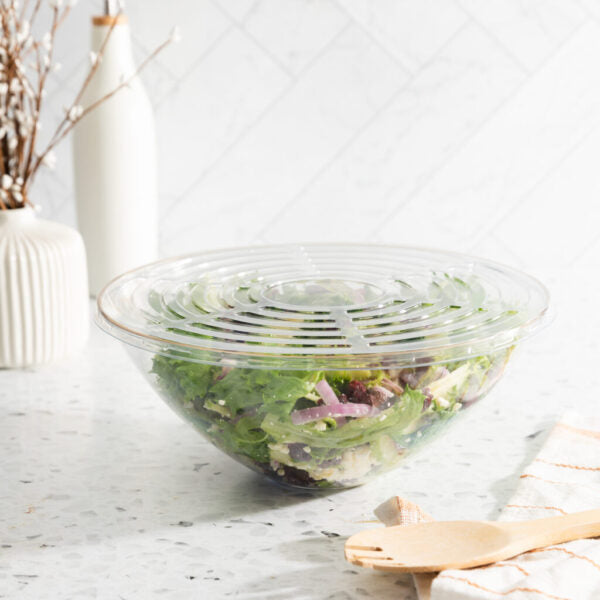 Organic Round Bowl Lid Flat - BPA-Free, Microwave & Dishwasher Safe - Perfect for Food Storage, Meal Prep & Leftovers (1 Count)