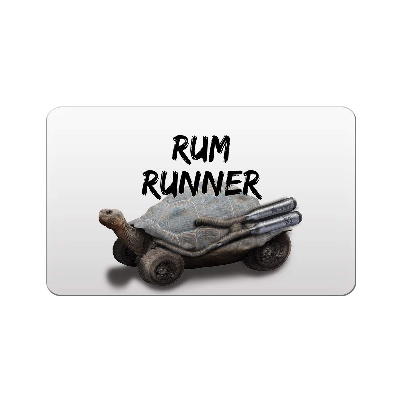 Makoroni RUM RUNNER Run Runner Rectangle Refrigerator Magnet 2