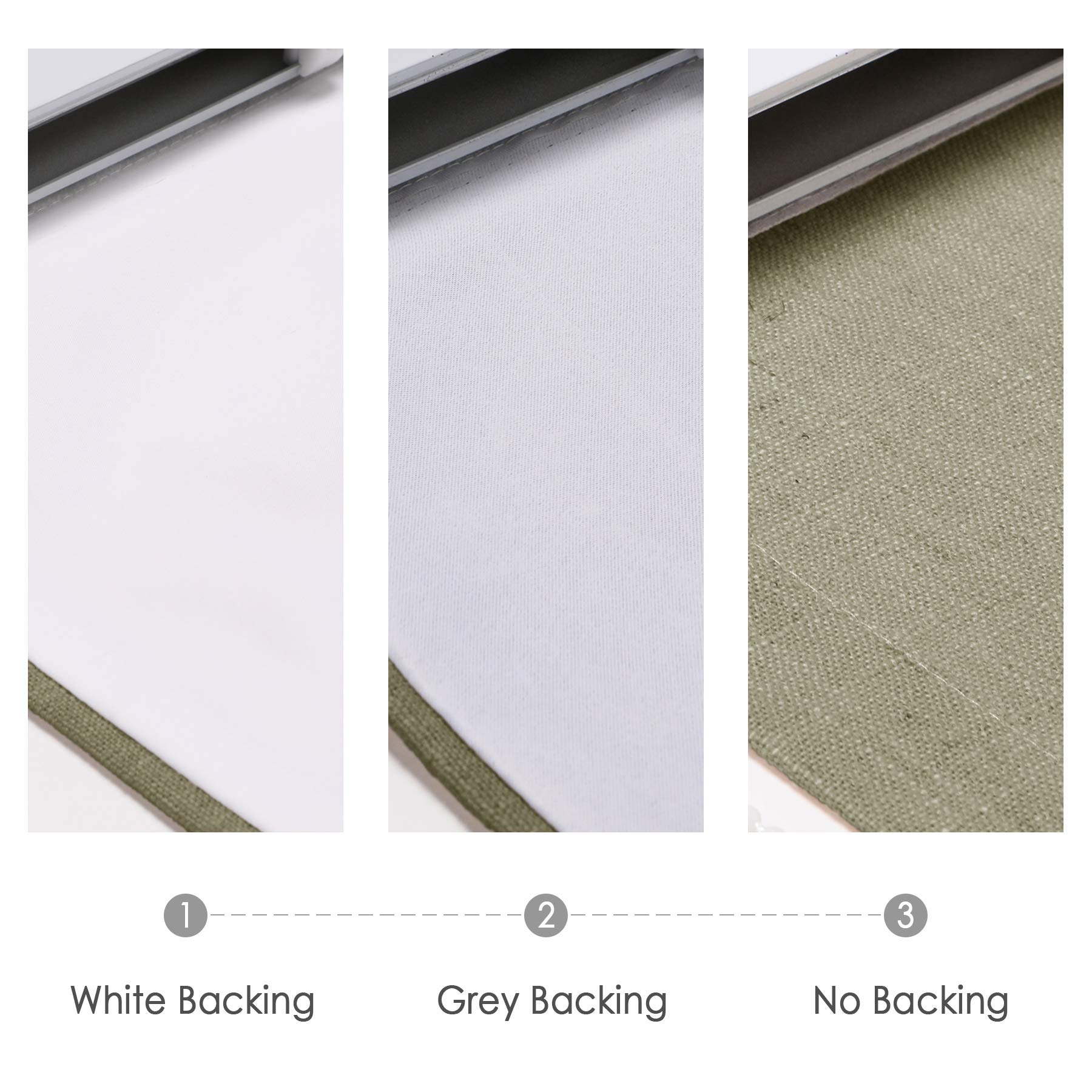 Custom Roman Window Shades - Washable Fabric Blinds with Installation Hardware Included - Taupe Grey - 1 Piece - Perfect for Living Room, Bedroom & Home Office Window Treatments