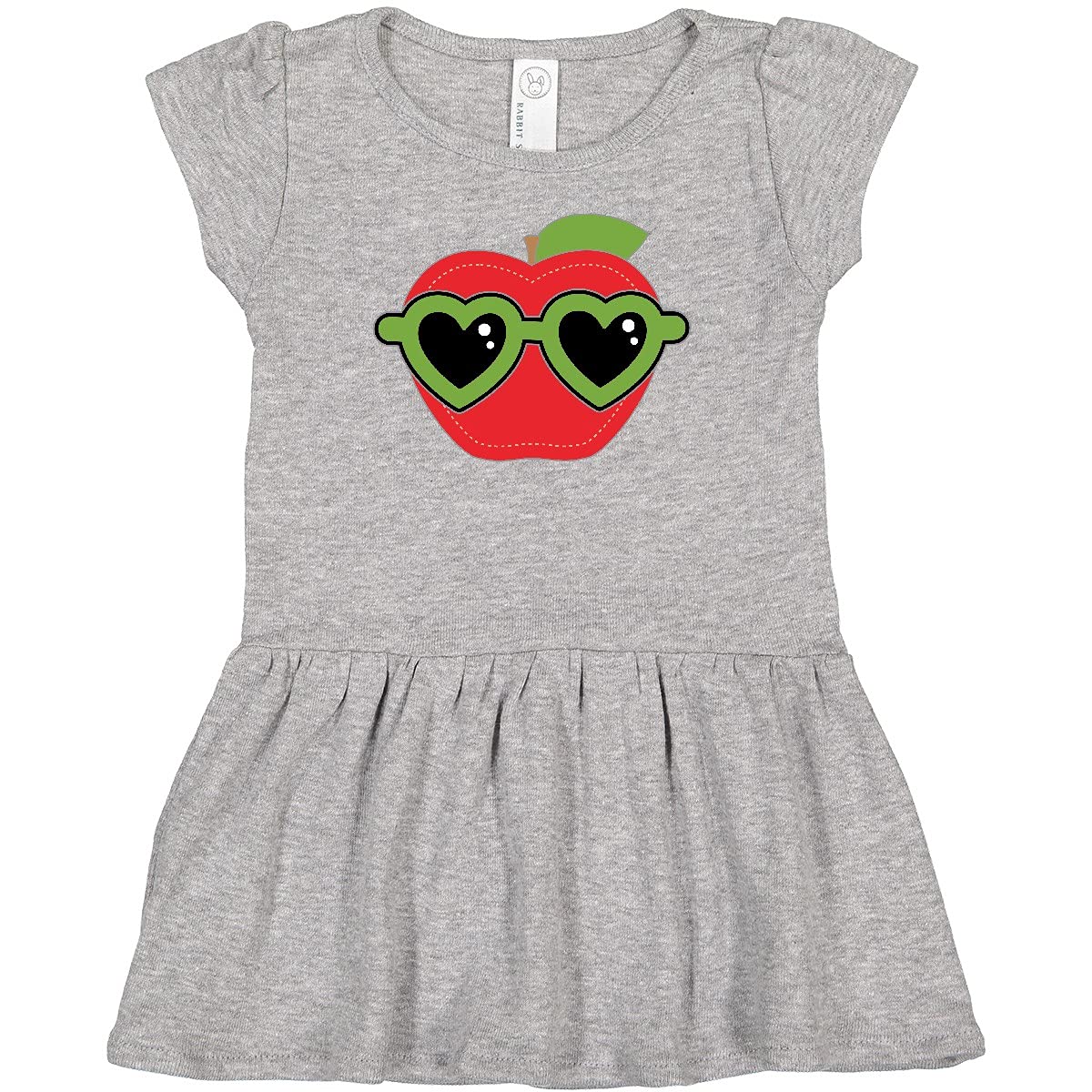 Inktastic Cute Apple Print Infant Dress - Adorable Baby Girl Outfit for Holidays, Photoshoots & Special Occasions