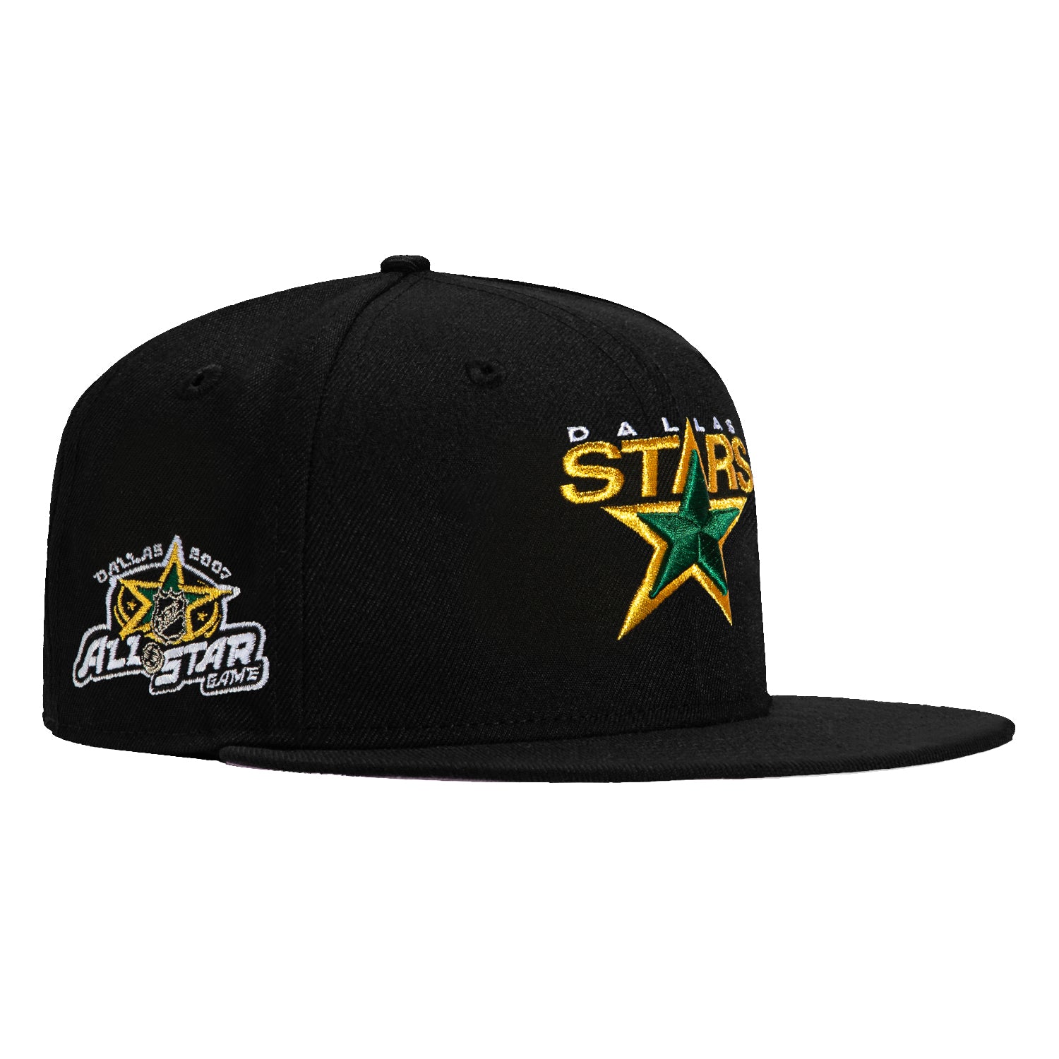 New Era 59Fifty Dallas Stars 2007 NHL All-Star Game Patch Snapback Hat - Black | Official Licensed NHL Cap for Hockey Fans & Collectors | Perfect for Games, Sports Events & Casual Wear