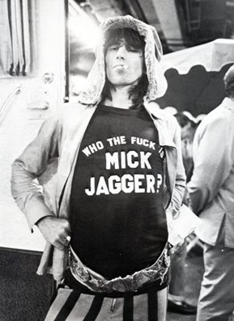 Spot Dog Keith Richards - 18x24 Inch Vintage Rock Poster Print | Perfect for Music Lovers & Home Decor | Wall Art for Bedroom, Living Room, Bar & Office