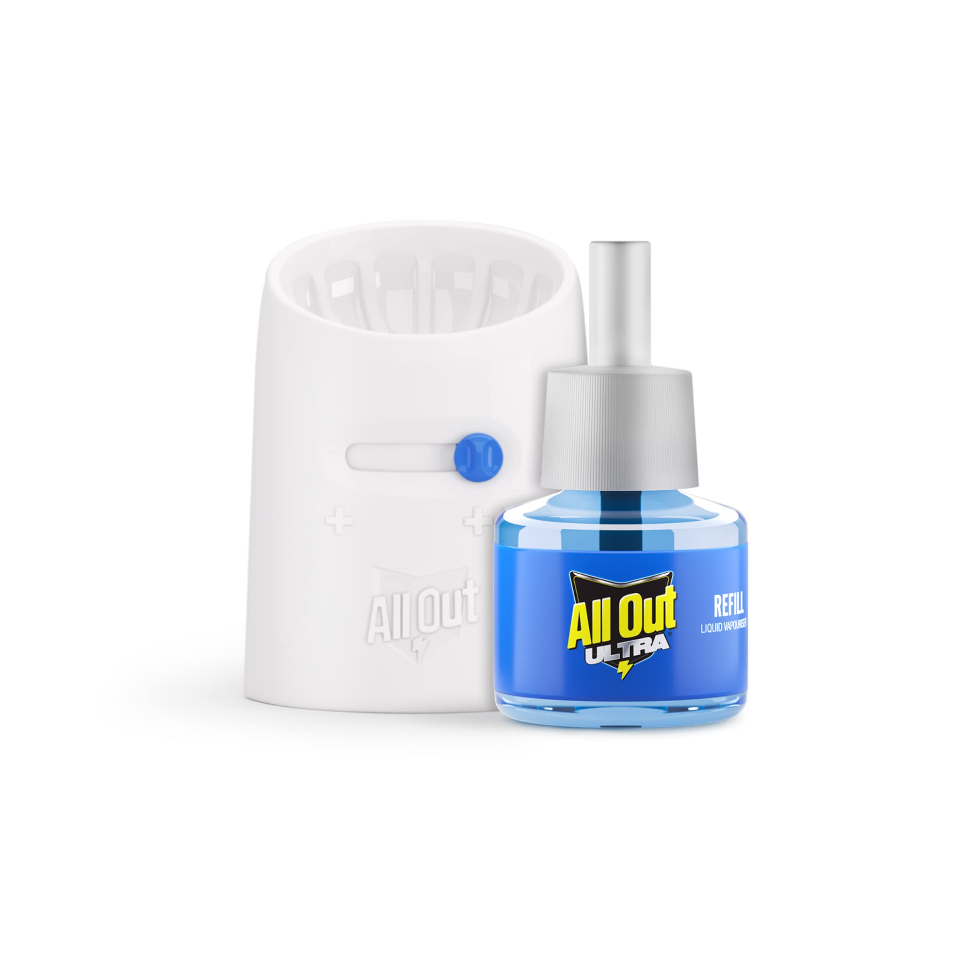 All Out Ultra Liquid Vaporizer with 45ml Refill - Powerful Mosquito Killer Machine for Dengue, Malaria & Chikungunya Protection | IMA Recommended Mosquito Repellent for Home, Bedroom & Outdoor Use