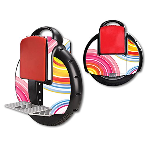MightySkins Decorative Skin Wrap Cover Sticker for Airwheel X3 Self-Balancing Electric Unicycle Scooter - Lollipop Swirls Design | Durable Protection & Custom Style for Commuting, Urban Travel & Personal Transportation