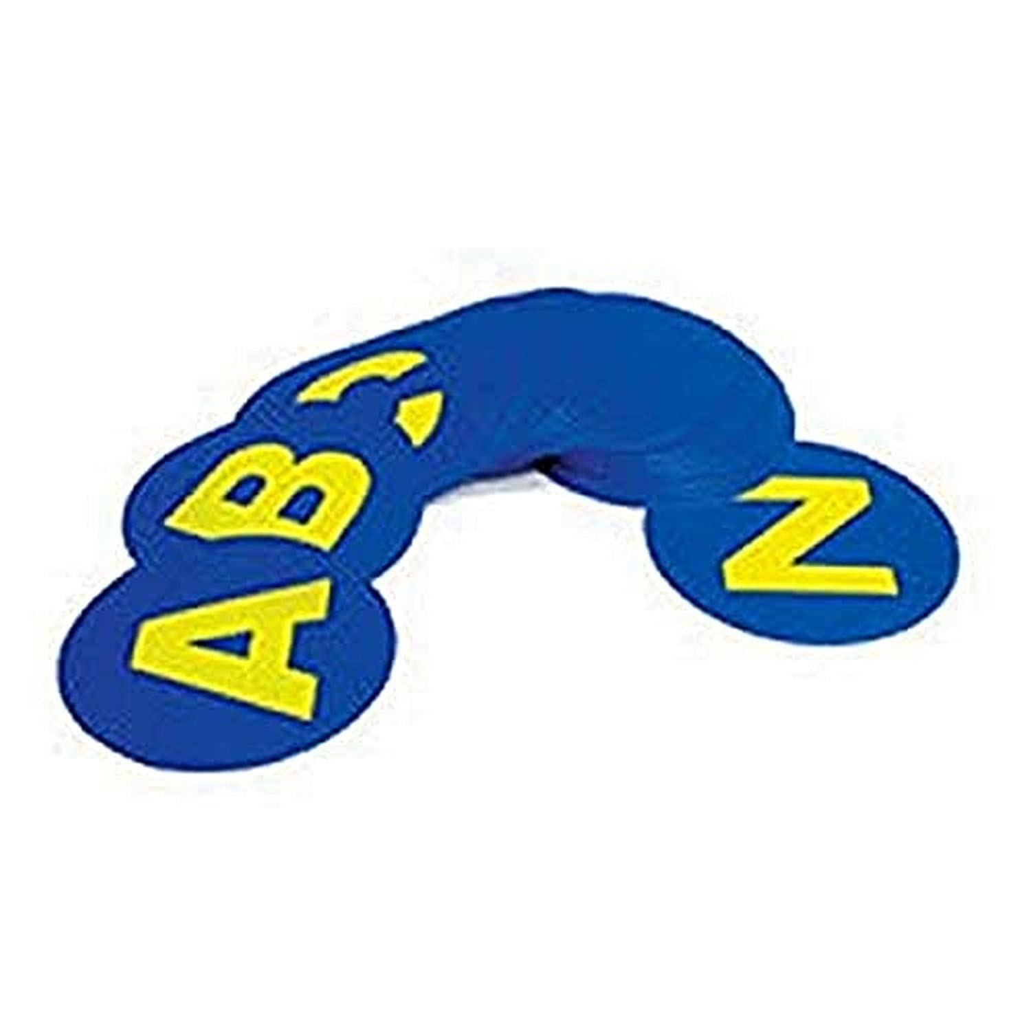 Alphabet Poly Spots for Kids - 9-Inch Non-Slip Floor Markers - US Games - Perfect for Classroom, Gym & Playroom Learning Activities