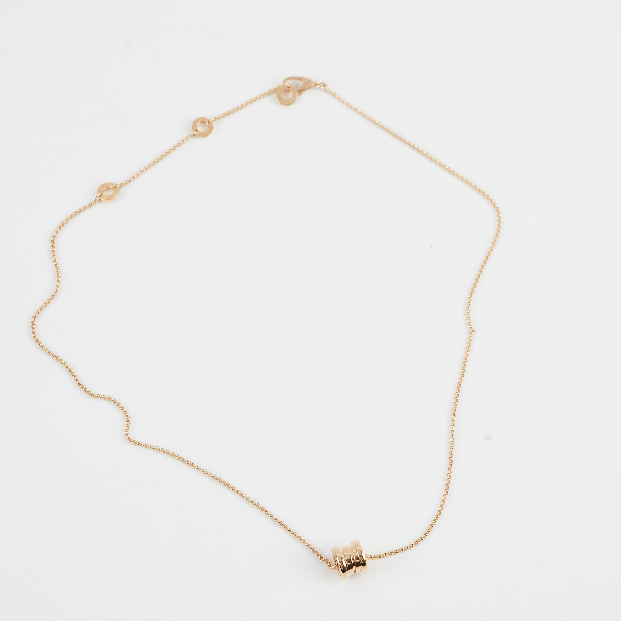 Bvlgari B Zero1 Mini Necklace 18K Rose Gold 359730 - Elegant Jewelry for Women, Perfect for Date Night & Special Occasions