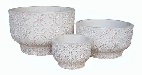 Handmade Moroccan Ceramic Bowl in Ivory - Perfect for Serving Salads, Soups, and Home Decor