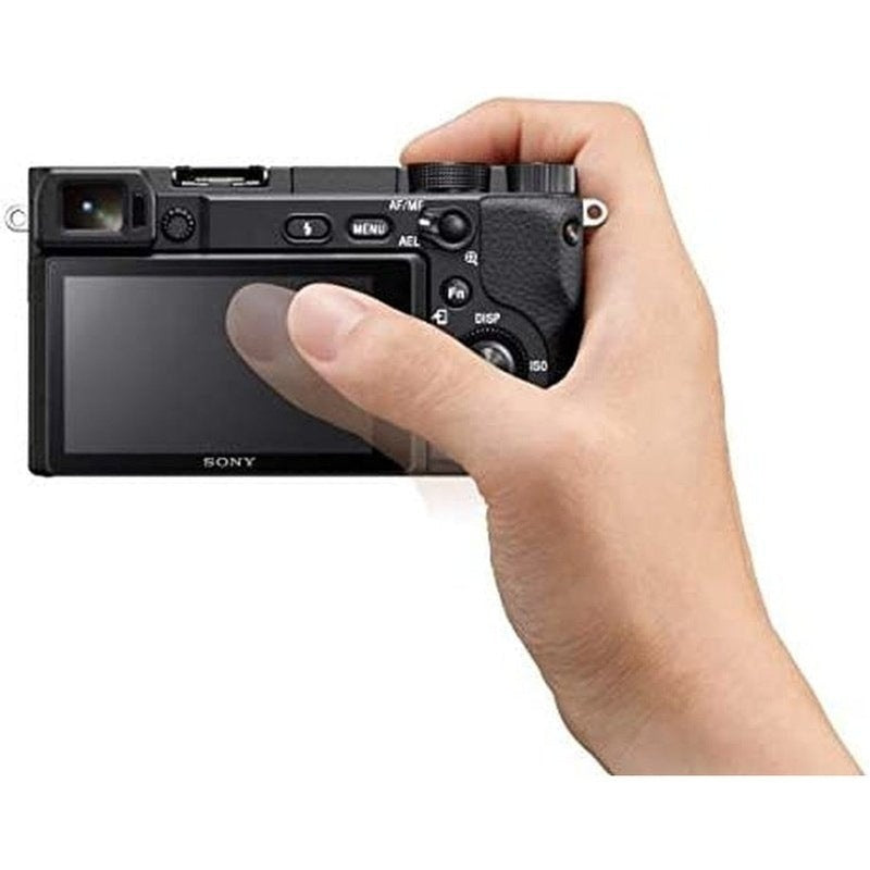 Sony Alpha A6400 Mirrorless Digital Camera with 16-50mm Lens | 4K Video, Fast Autofocus & Flip Screen for Vlogging, Travel & Photography
