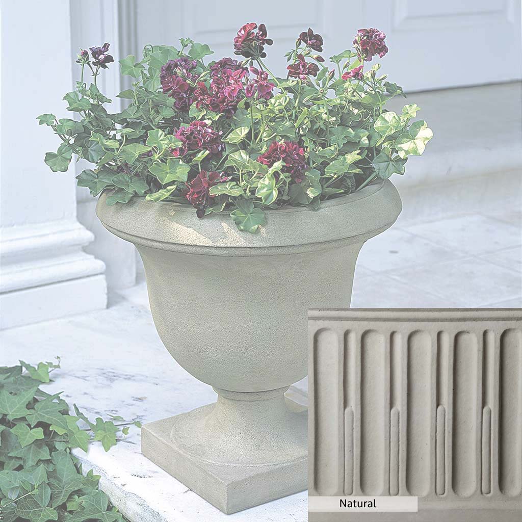 Campania International Litchfield Urn - Elegant Outdoor Garden Planter for Flowers & Plants - Perfect for Patio, Porch, and Landscape Decor