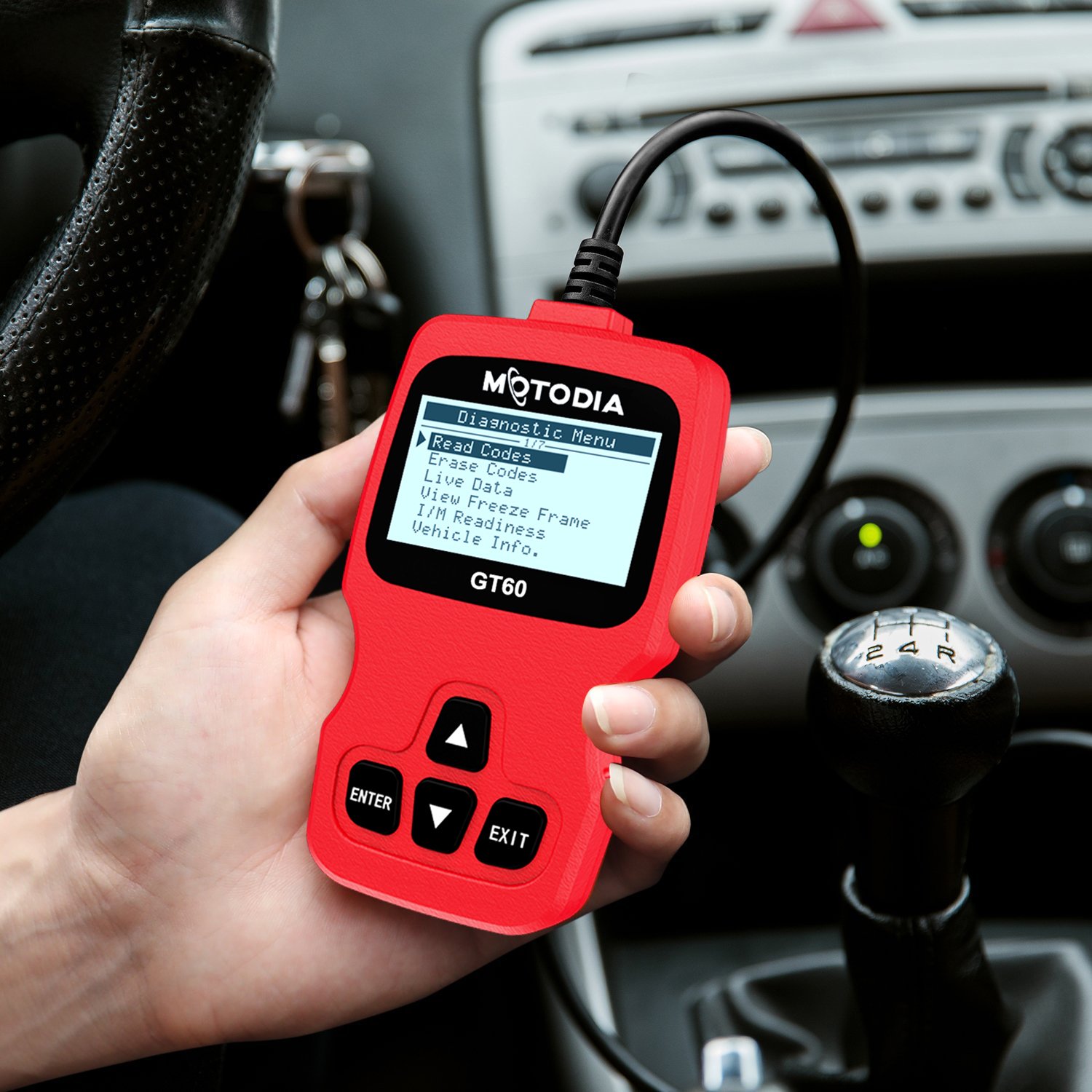 GT85 Professional Automotive Diagnostic Tool - OBD2 Scanner for Car, Truck & SUV - Read & Clear Engine Fault Codes - Compatible with iOS & Android - Perfect for DIY Mechanics & Auto Repair Shops