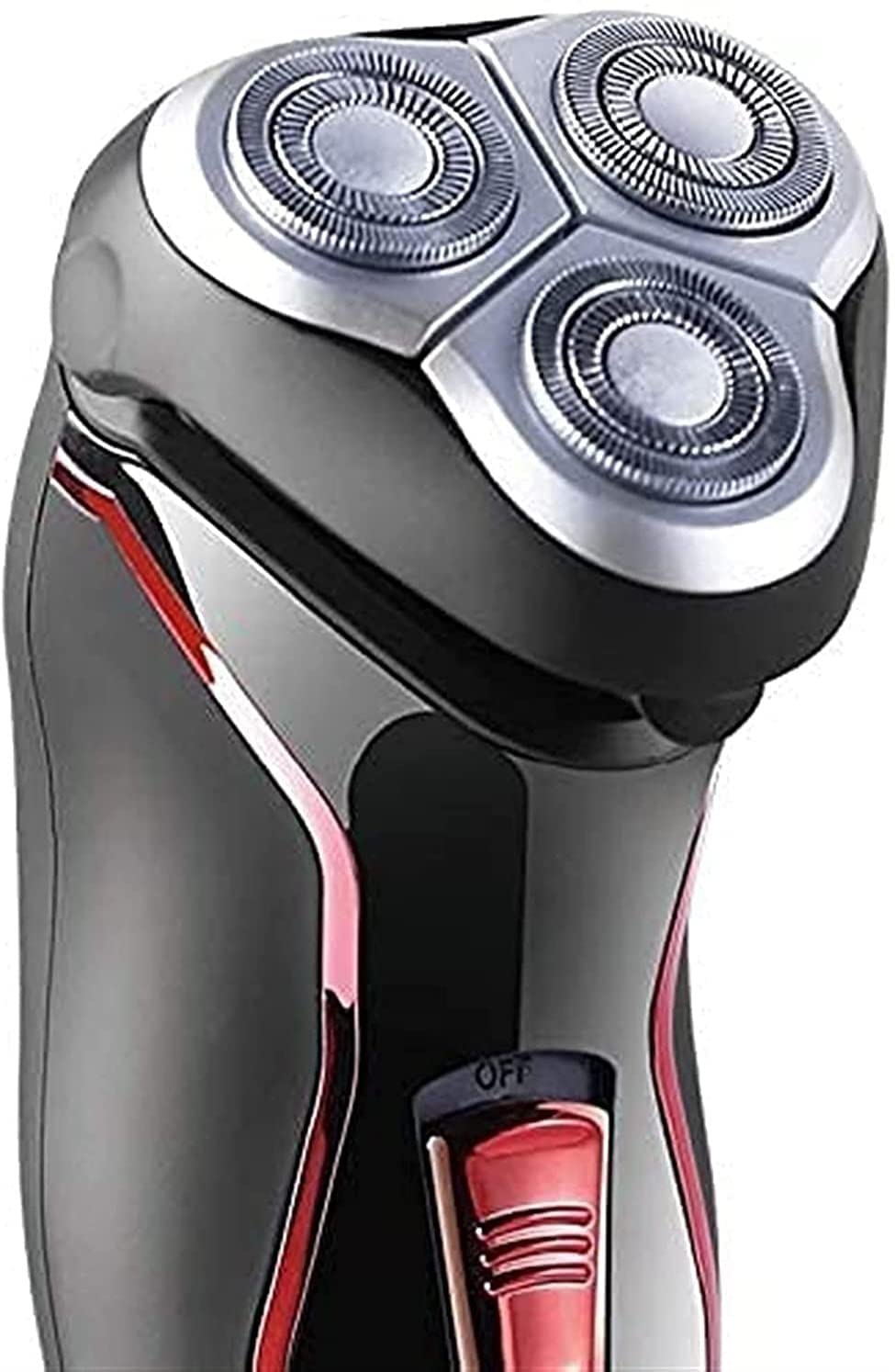 Men's Electric Razor with Pop-Up Sideburns Trimmer - IPX6 Waterproof Rechargeable Cordless Rotary Shaver (Black) | Perfect for Travel, Gym & Daily Grooming