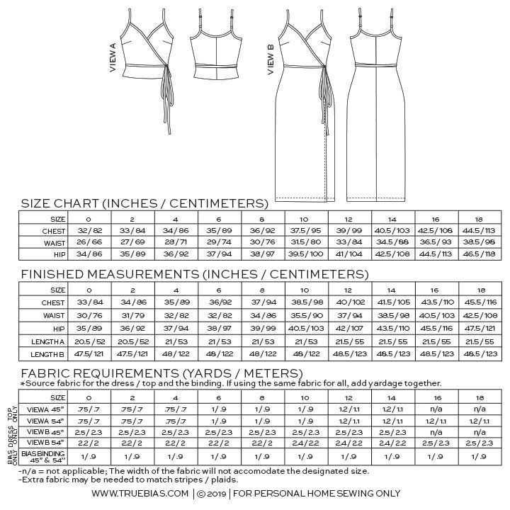 True Bias Calvin Wrap Dress & Top - Stylish Women's Floral Wrap Dress for Casual Wear, Office, and Special Occasions