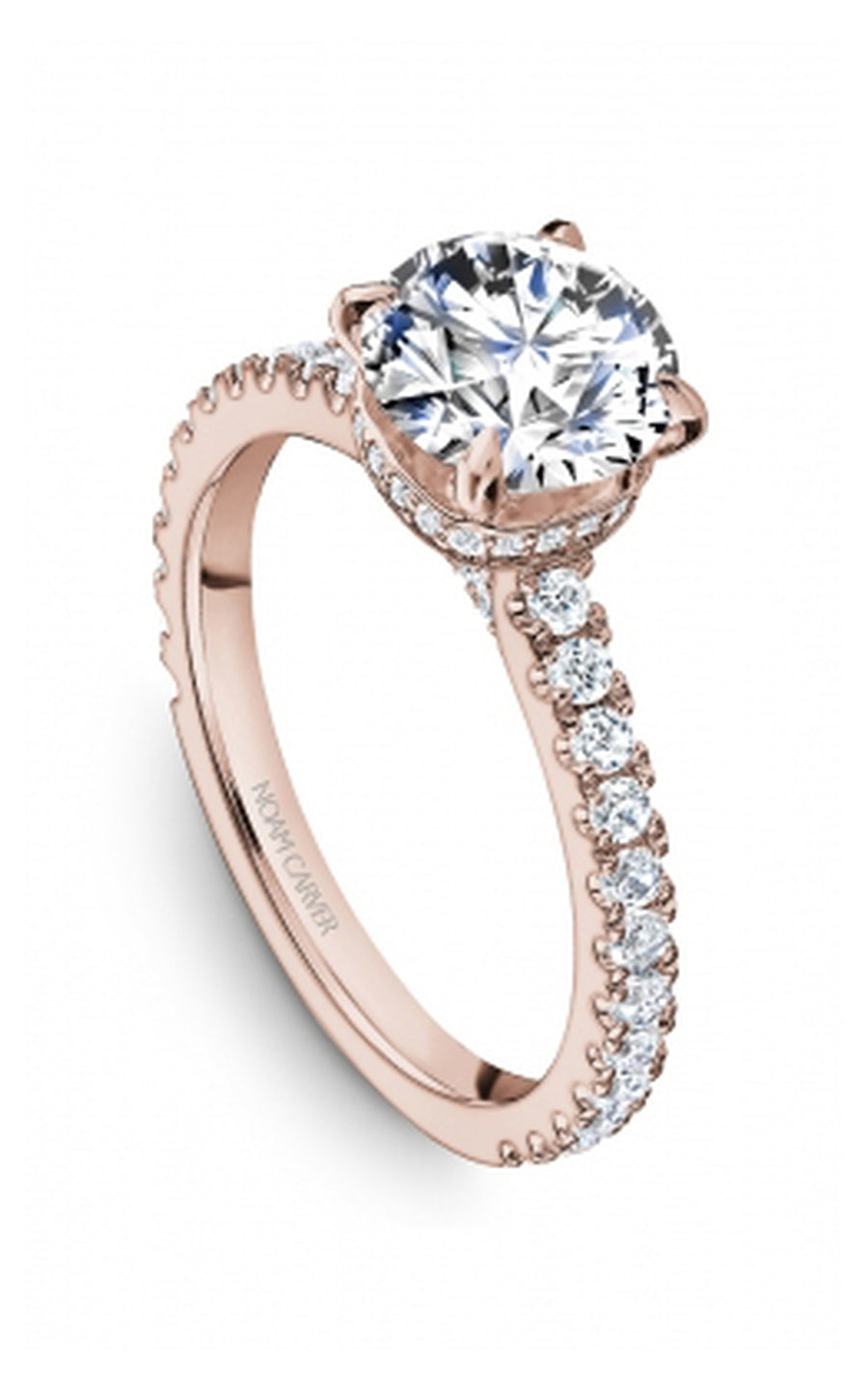 Noam Carver 1 Carat Solitaire Diamond Engagement Ring R059 01RA - Perfect for Proposals, Weddings & Anniversary Gifts