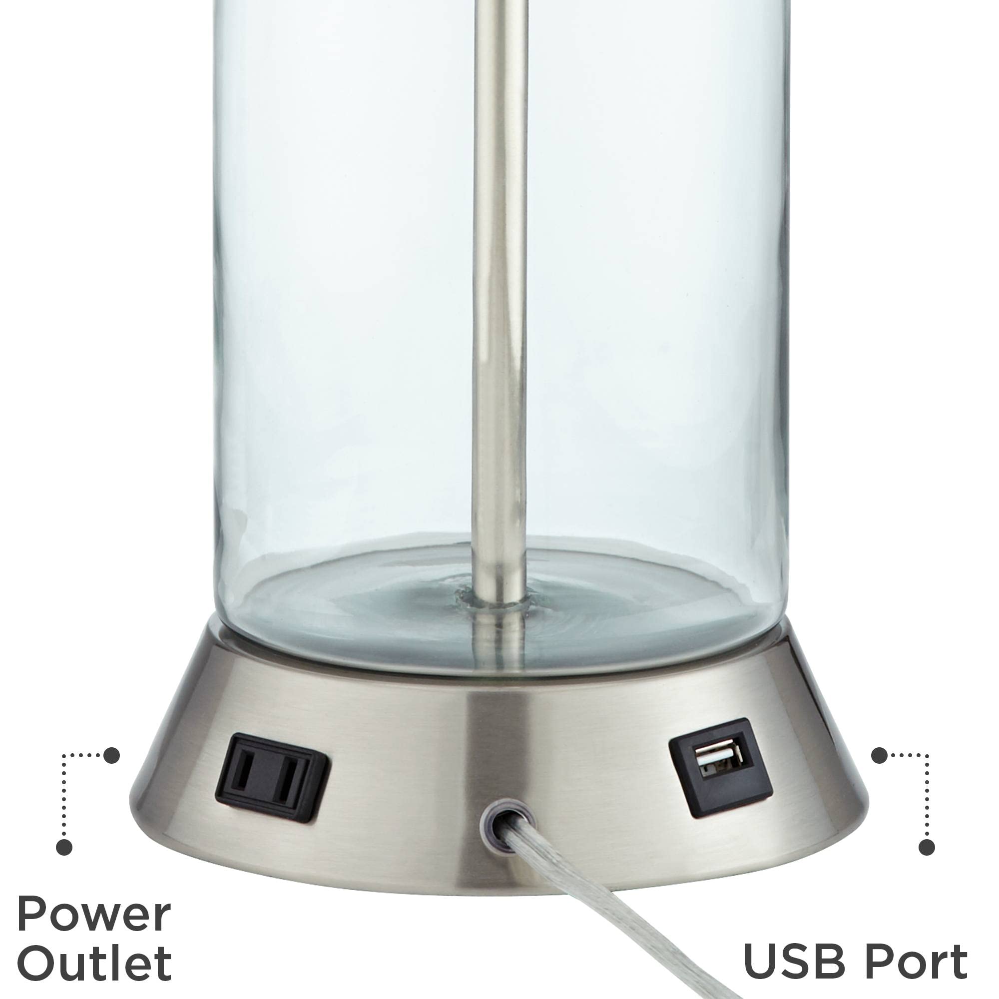 360 Lighting Watkin Modern Table Lamps Set of 2 - 27.5