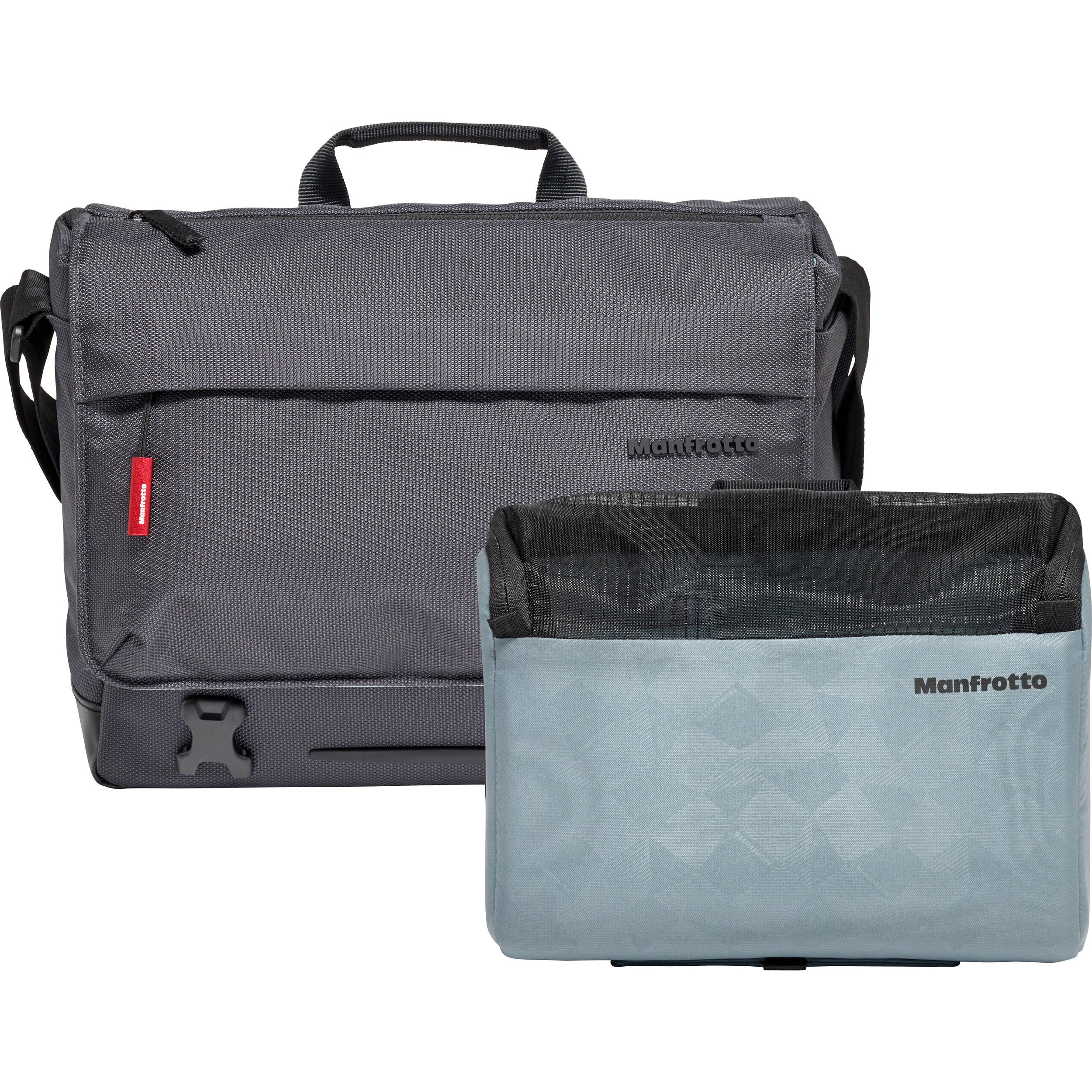 Manfrotto Manhattan Messenger Speedy 10 Camera Bag - Water-Repellent Multiuse Photography Bag for DSLR, Lenses & Accessories with PC/Tablet Compartment & Tripod Holder - Perfect for Travel, Street Photography & Daily Commute