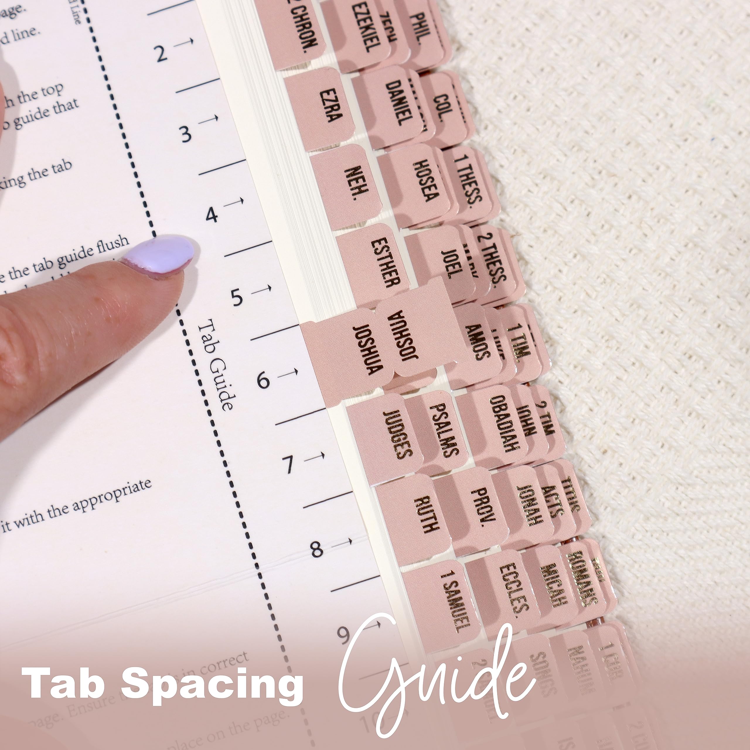 Golden Bible Tabs - Foil Indexing for Bible Journaling & Small Bibles - Christian Study Aid