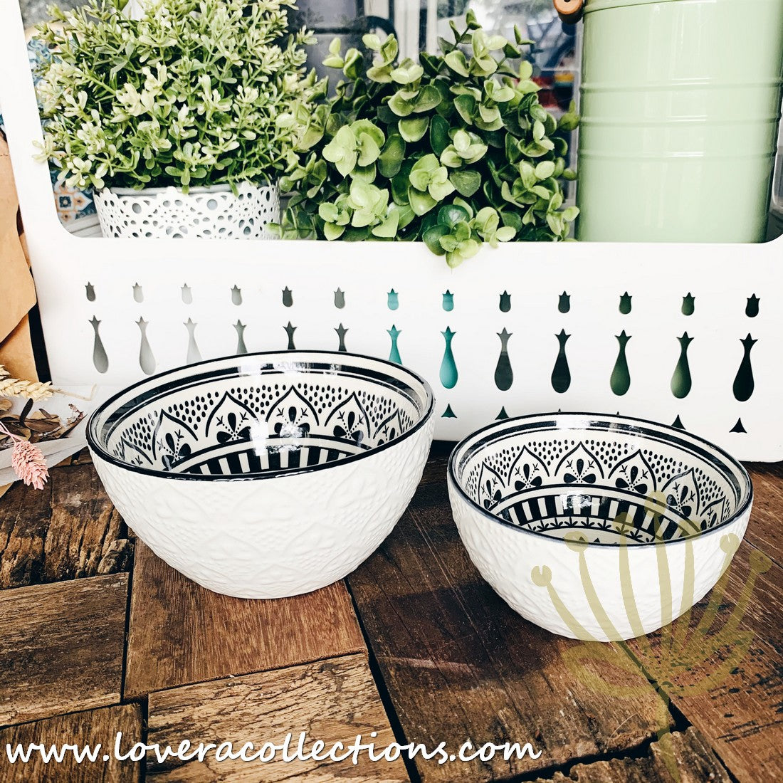 Bohemian Embossed Dinnerware Set - 50% Off + Buy 1 Get 1 Free - Perfect for Boho Chic Dining, Wedding Registry & Home Decor
