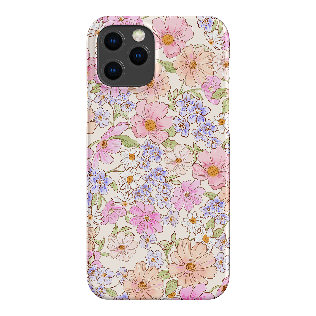 Lillia Flower Phone Case for iPhone 15 14 13 12 Pro Max XR XS - Floral Design Protective Cover with Shockproof Bumper - Perfect for Women Girls Gift, Travel & Daily Use