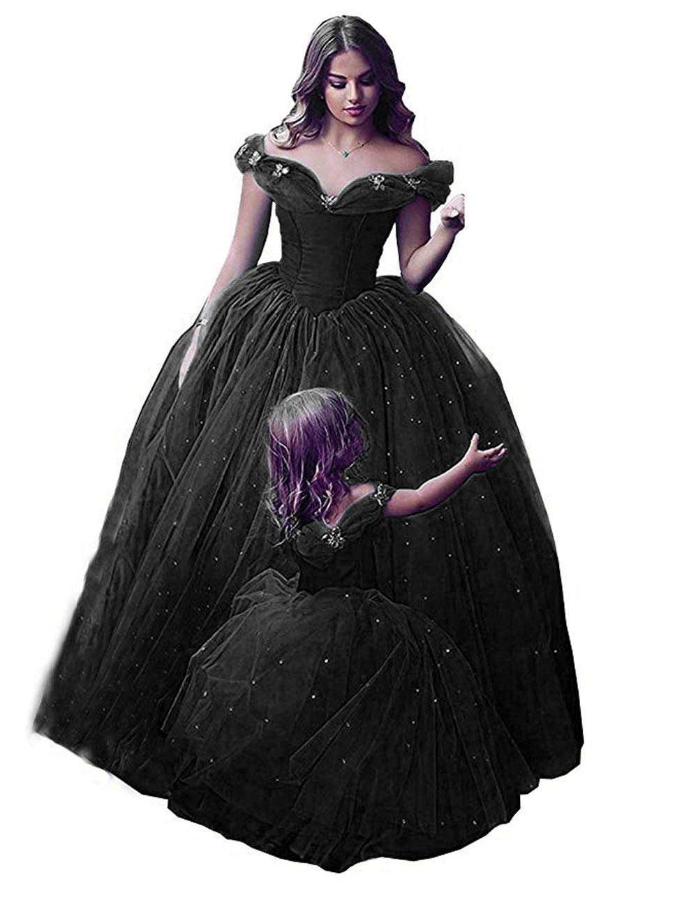Elegant Off Shoulder Cinderella Prom Dress for Women - Long Evening Gown for Ball, Wedding, Party & Special Occasions