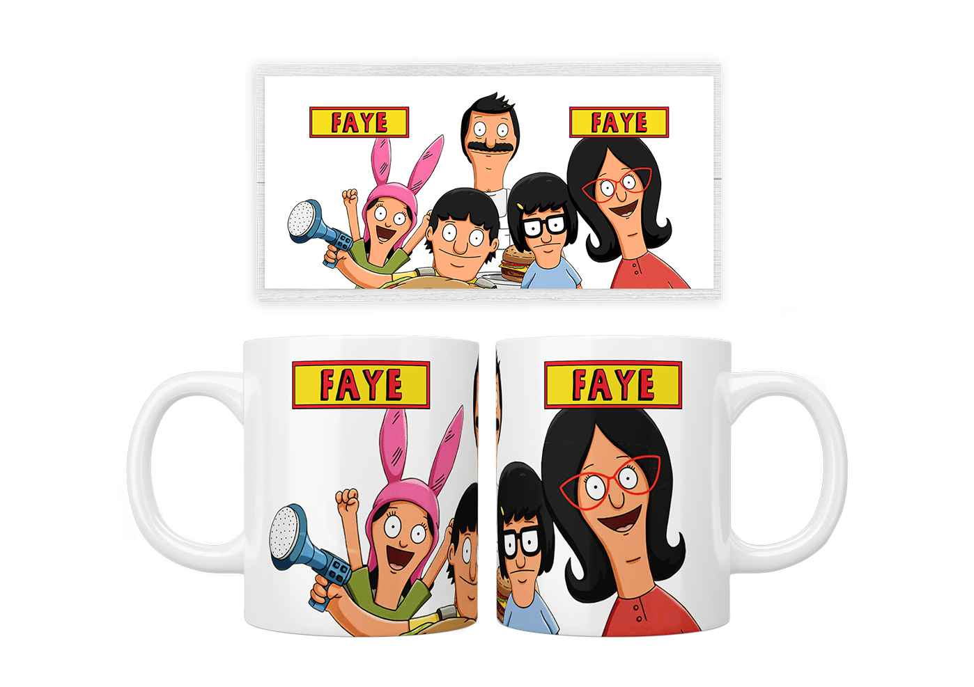 Custom Bob's Burgers Coffee Mug - Funny Cartoon TV Show Gift for Fans - Perfect for Home, Office & Coffee Lovers