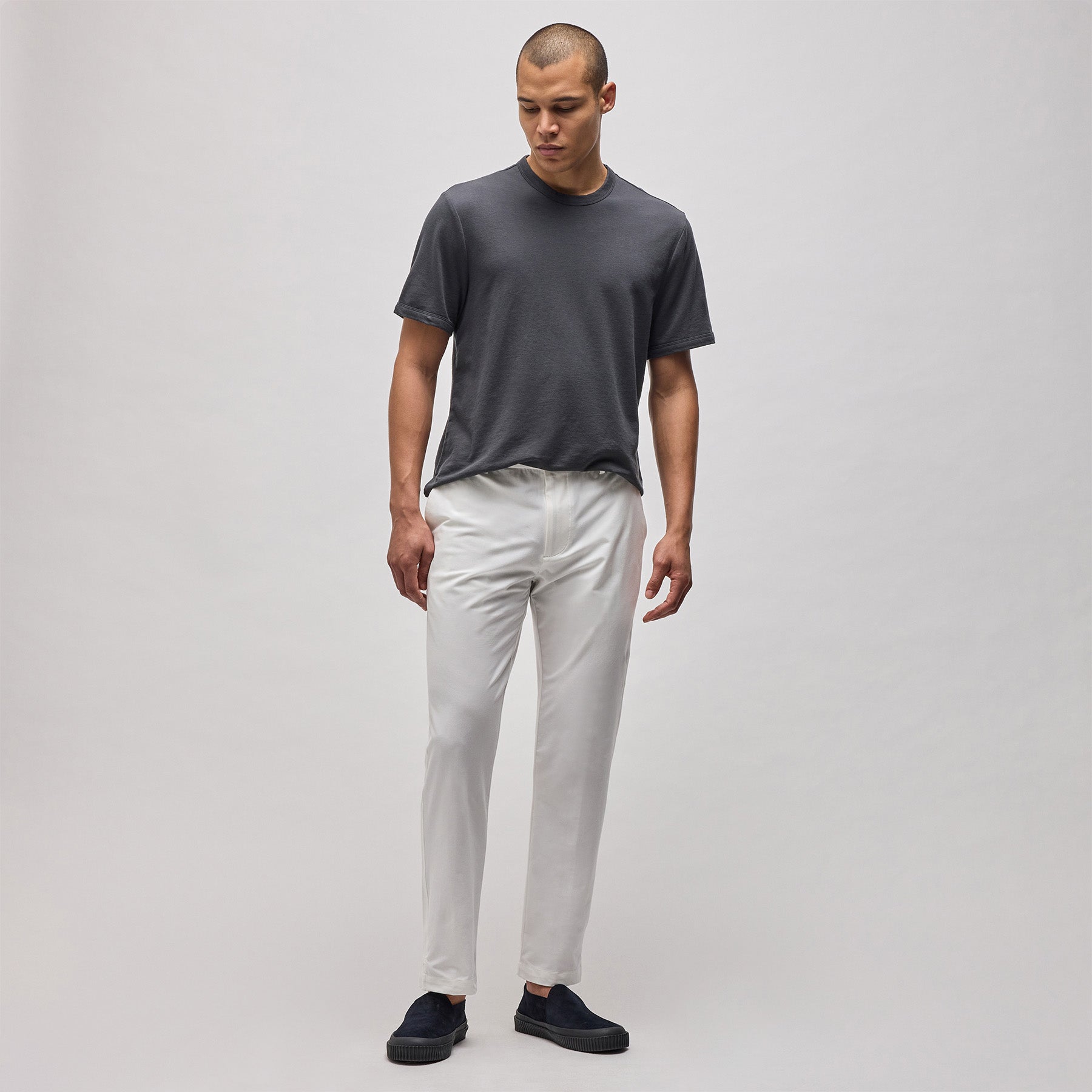 Premium White Golf Pants for Men - Comfortable & Breathable Performance Trousers for Golfing, Casual Wear & Outdoor Activities