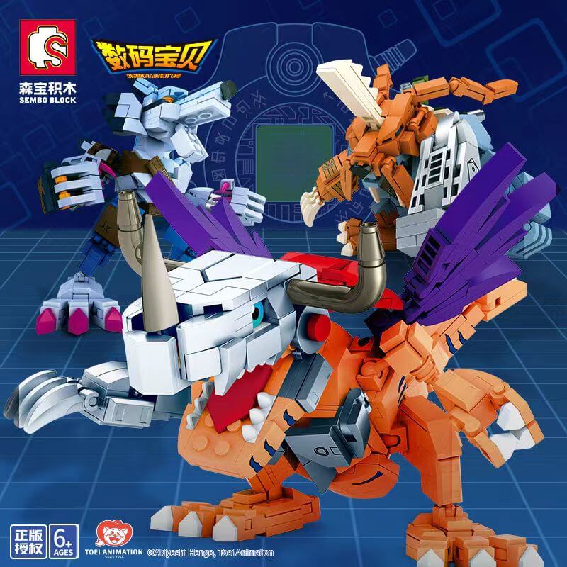 Sembo Digital Monster Series Building Blocks - Creative STEM Toys for Kids, Perfect for Birthday Gifts & Educational Playtime