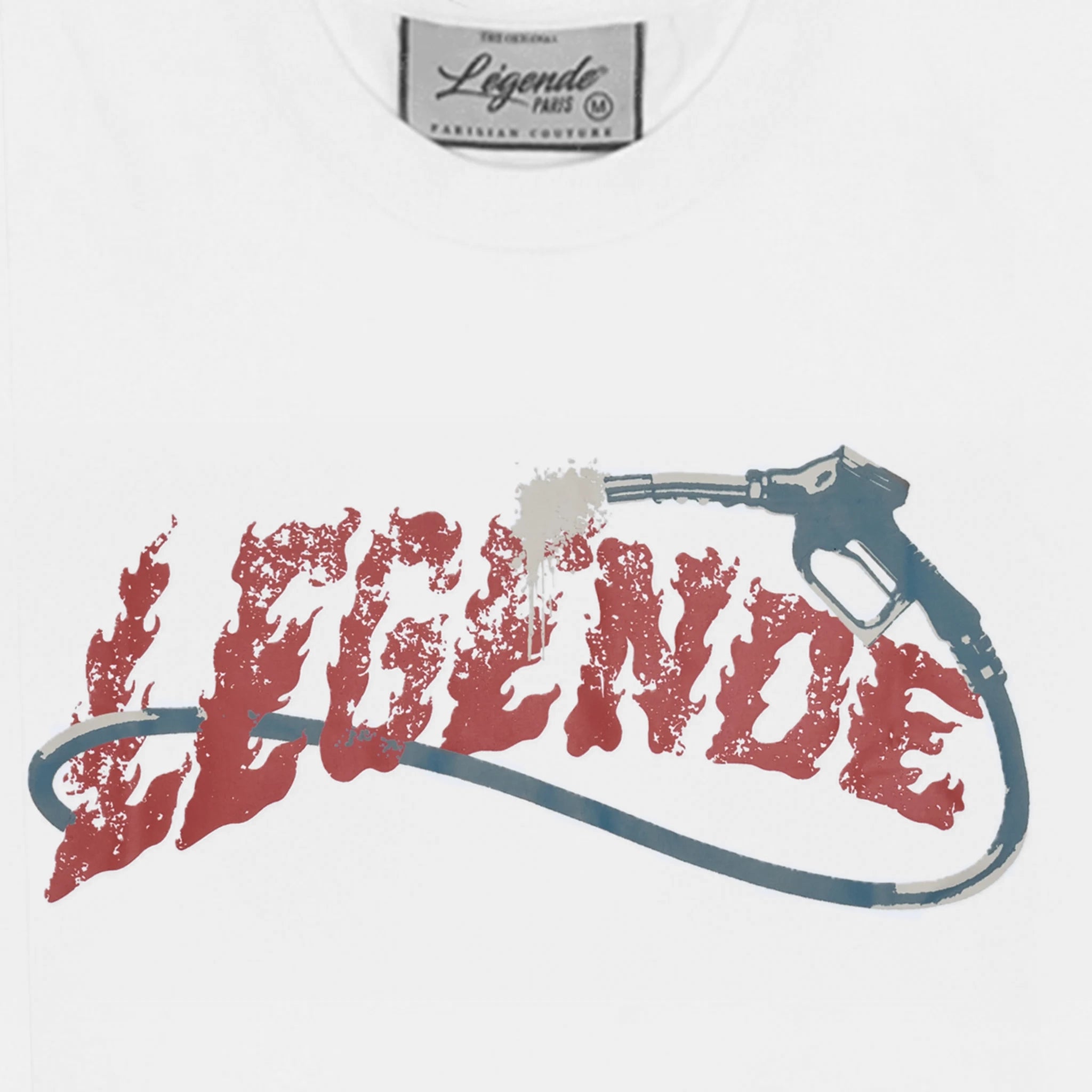 Legend Paris Destination White T-Shirt for Men & Women - Casual Comfort Fit Cotton Tee for Travel, Streetwear & Everyday Wear