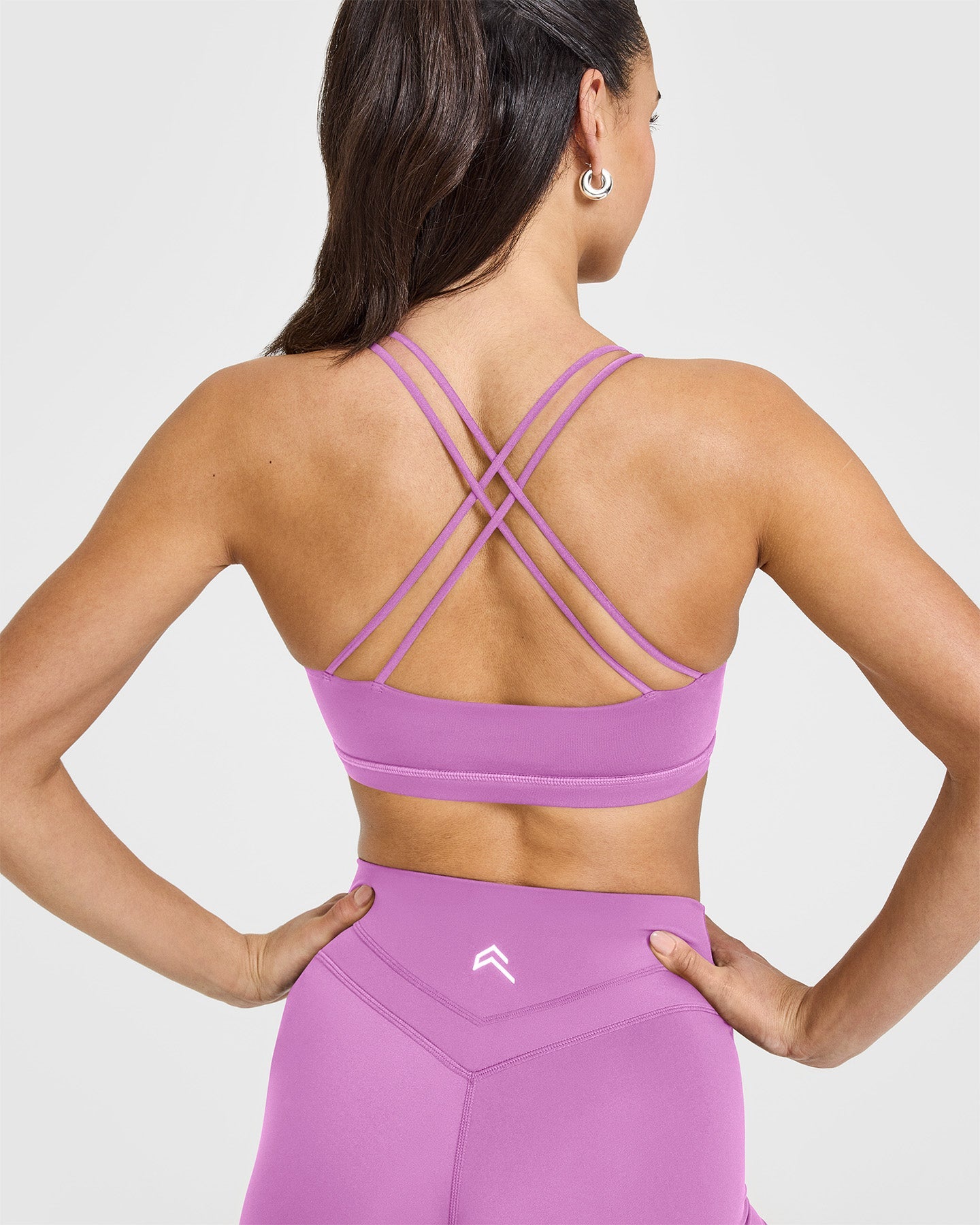 Everyday Cross Over Bralette - Comfortable Wireless Support in Orchid Purple | Perfect for Yoga, Lounge & Sleepwear
