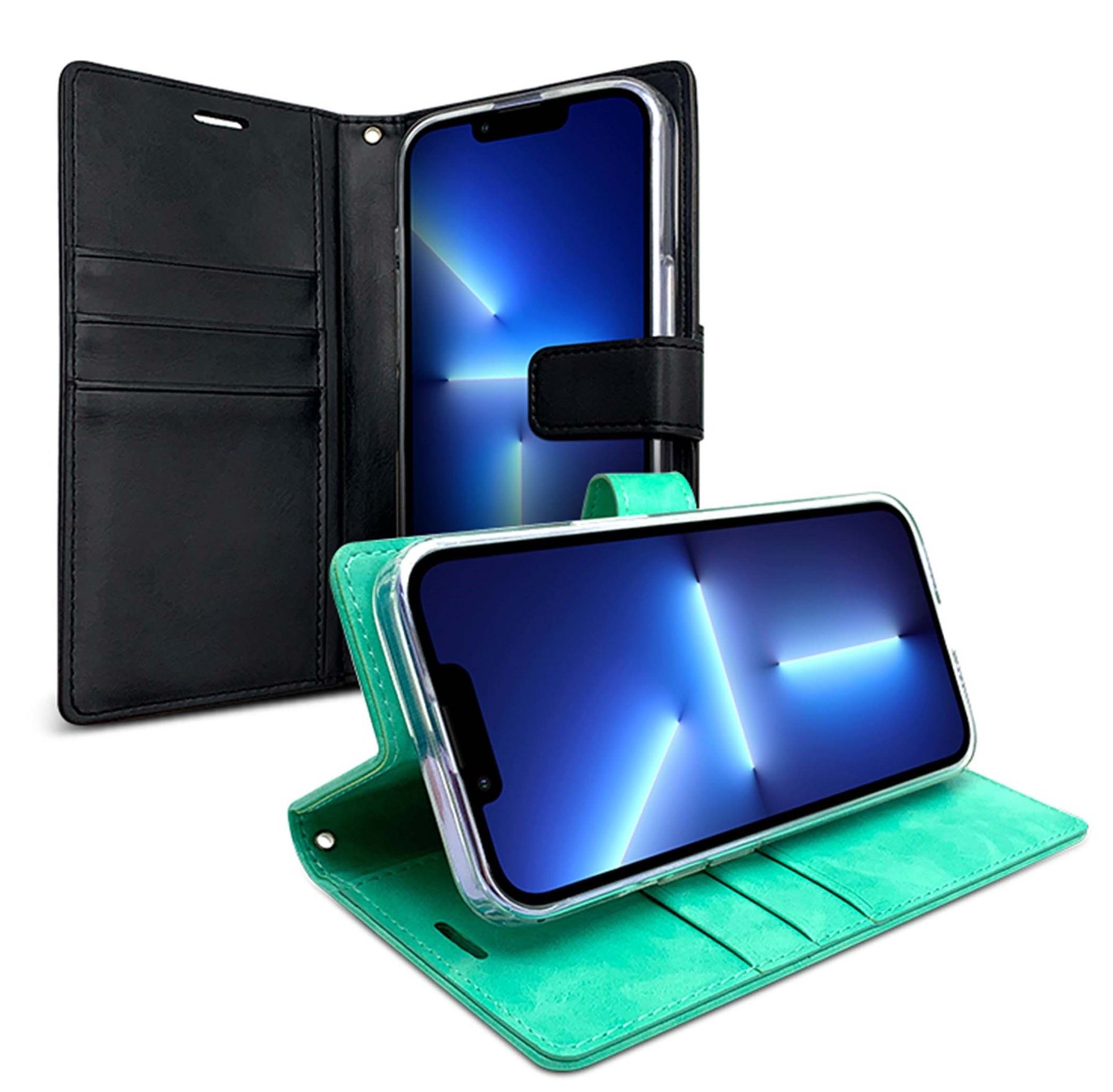 Premium Genuine Leather Wallet Case for Samsung Galaxy S23 Plus - RFID Blocking, Card Slots & Kickstand - Perfect for Business & Travel Protection